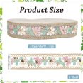 thumbnail image 2 of 10 Yards Organza Jacquard Ribbon Polyester Floral Embroidered Sequin Woven Trim Tape Flower Embroidery Fabric Applique Ribbons for Sewing Making Crafts Wedding Dresses Bridal DIY Home Decor, 2 of 5