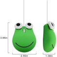 thumbnail image 3 of Super Cute Wired Mouse Cartoon Mini Mouse Novelty Portable Computer Mouse Unique Small Desktop Mouse Laptop Pc Mouse For Kids (green), 3 of 5