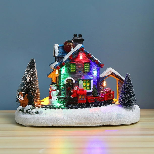 Decoration de Noel enfant, Village de Noel miniature