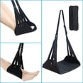 thumbnail image 3 of Hamaca Plegable Portátil Para Pies Reposapiés De Viaje Ergonómico Altura Ajustable Hamaca Para Piernas De Larga Distancia Comodidad Colgando Accesorio De Viaje Para Viajes Avión Oficina Guardurnaity HA023615-00, 3 of 6