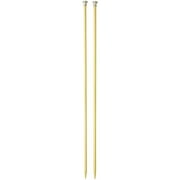 Simplicity Boye 14 in Anodized Aluminum Single-Point Knitting Needles, Size 8 Gold