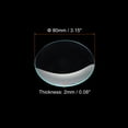 thumbnail image 2 of Uxcell 80mm Diameter Watch Glass, 3 Packs Beaker Cover Smooth Edges, 2 of 5