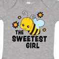 thumbnail image 4 of Inktastic The Sweetest Girl with Bee and Honey Combs Boys or Girls Baby Bodysuit, 4 of 5