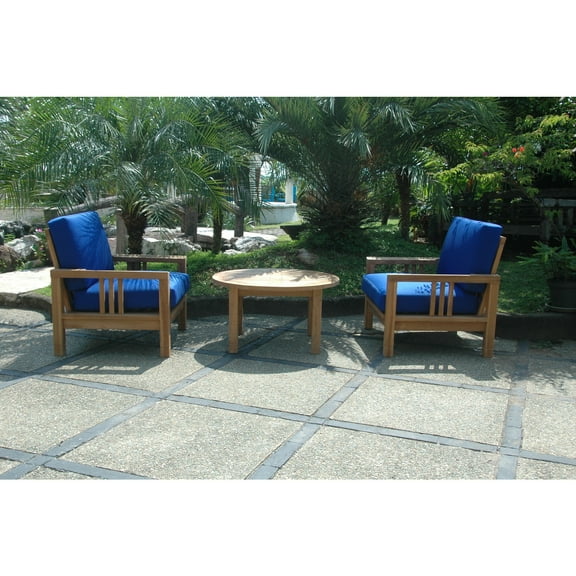 Anderson Teak Southbay Deep Seating 3-Pieces Conversation Set A