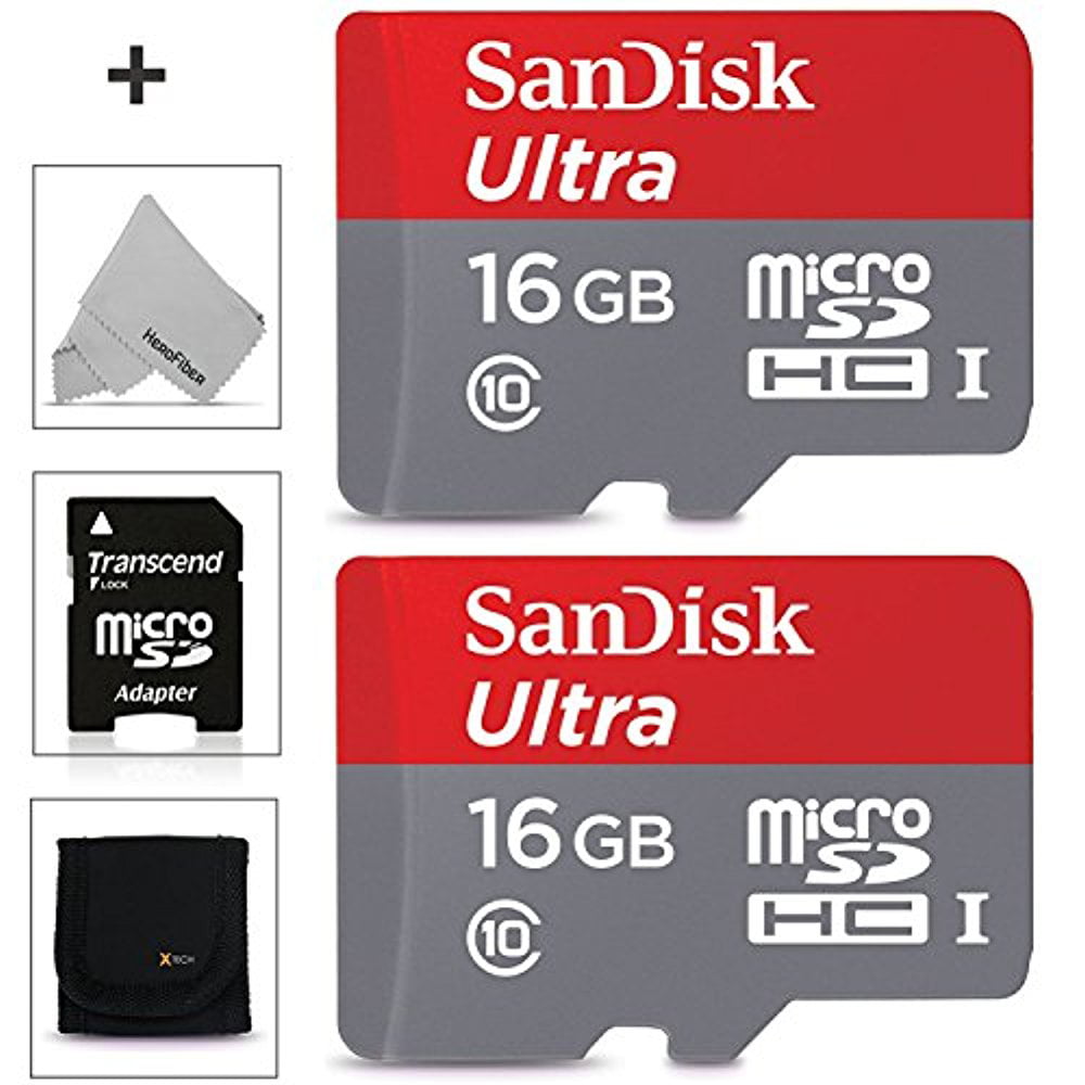 Sandisk 16gb Micro Sd Memory Card 2 Pack 2x16gb For Gopro Hero6 Hero 6 Black Hero 5 Black Session Hero4 Black Silver Hero 3 Hero 2 And All Gopro Hero Cameras Walmart Com