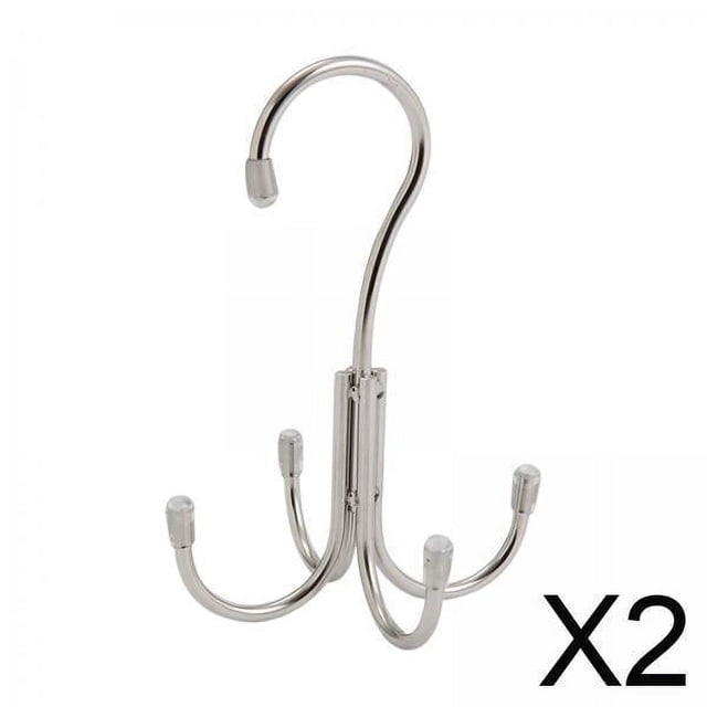 2xCloset Cinturón Colgador Cinturón Soporte Bufanda Corbata Rack 4 Cinturón Resistente Soporte Para Sombrero