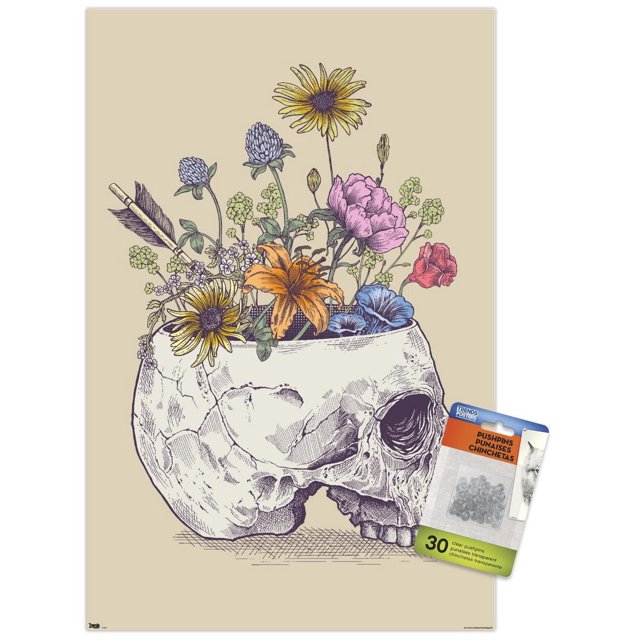 Rachel Caldwell - Crâne de fleur