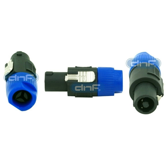 1 Pack 4 Pin 4 Pole Speaker Conductor Male Audio Plug Speakon Connector Adapter