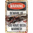thumbnail image 1 of Letrero Hojalata Advertencia Metal Pintura Hierro Rectangular Pared para Y Bar 30x40cm, 1 of 9