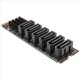 thumbnail image 5 of 3X M.2 MKEY PCI-e Riser Card M.2 NVME una SATA3.0 PCIE una 6Gpbsx6-Port Expansion Card ASM1166, 5 of 5