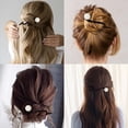 thumbnail image 2 of piezas Pinzas para Cabello, Pasr de Perlas para Mujer, Cucas Cabello Mujer Antideslizante, Pasr de Moda Retro Francés, Accesorios para el Pelo para Mujeres y Niñas (Blanco), 2 of 3