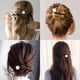 thumbnail image 2 of piezas Pinzas para Cabello, Pasr de Perlas para Mujer, Cucas Cabello Mujer Antideslizante, Pasr de Moda Retro Francés, Accesorios para el Pelo para Mujeres y Niñas (Blanco), 2 of 3