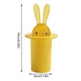 thumbnail image 3 of BNNG Household Personalized Creative Pendant Rabbit Self Lifting Tooth Stick Cartridge Cartoon Cotton Stick Storage Box Portable Plastic Funny Decorative Toothpick Container Storage Box, 3 of 4