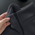 thumbnail image 5 of CHGBMOK Women Fleece Jacket Stand Collar Long Sleeve Full Zip Lightweight Coat Casual Loose Fit Outerwear with Pockets, 5 of 6