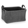 thumbnail image 1 of Bouclair Panier de Rangement Gris avec Poignées Moyen, 1 of 1