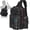 Black, variant on Piscifun Fishing Backpack Tackle Bag with 2 Rod Holders, MOLLE System, Water-Resistant Lightweight Sling Bag, Digital Camouflage