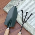 thumbnail image 4 of 3Pcs Gardening Tools Set Gardening Shovel Small Garden Rake and Hand Trowel Mini Indoor Garden Tools for House Plants (Random Color), 4 of 5
