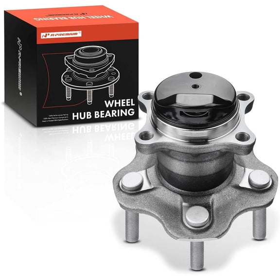 A-Premium Rear Wheel Bearings and Hub Assembly Compatible with Nissan Sentra 2013 2014 2015 2016 2017 2018 2019, w/ABS 5-Lug, Replace # 512530