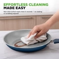 thumbnail image 4 of NutriChef 20 Piece Non-stick Cookware and Bakeware Set - Heat Resistant Silicone Handles, Blue, 4 of 7