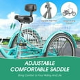 thumbnail image 3 of MOONCOOL Adult Tricycle 7 Speed, Three Wheel Bikes for Seniors, Adults, Teenagers, 20/24/26-Inch Wheels, Cargo Basket, Multiple Colors, 3 of 11