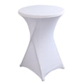 thumbnail image 2 of Cocktail Tablecloth*1 Piece 43.3X23.6 Inch Spandex Round Tablecloth Cocktail Blue Table Covers Fitted Stretch Tablecloth for Wedding Banquet Party Birthday Table Cloth, 2 of 6
