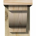 thumbnail image 2 of 6"W x 8"D x 8"H Alpine Rough Sawn Corbel w/Backplate, Douglas Fir, 2 of 9