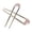 B, variant on U Shaped Hair Pin French Twist Hair Fork Metal Hair Stick for Updos Chignon Bun Twisted Styles Minimalist Design