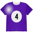 thumbnail image 1 of Halloween Billiard Pool Ball Four Costume Youth T Shirt, 1 of 2