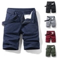 thumbnail image 2 of Mens Shorts Beach Casual Chino Sports Gym Workout Hiking Fitness Short Pants, 2 of 11