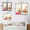thumbnail image 4 of Designart "Retro Illustration of Oriental Boho City V" Modern Geometric Framed Wall Art Set Of 2 - Modern Pink Framed Wall Art Set Of 2, 4 of 6