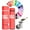 Coral Red, variant on Hey Girl Tea Infuser Bottle 450ml (15oz) - Reusable Yellow Water Bottle - Double-Walled, Vacuum Insulated Stainless Steel Tumbler - Metal Mug for Sports, Gym, Office, Hiking  or Home Use