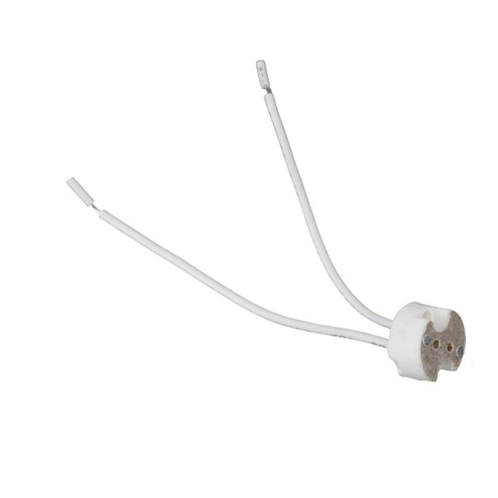 G4 Base Low Voltage Ceramic Lamp Holder Socket Halogen Difrent Size Cable 