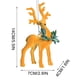 thumbnail image 3 of Christmas Flocking Wreath Cute Scene Solar Decorative Pendant, 3 of 6