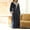 Navy, variant on Hvyesh Women's Bathrobe Ladies Fleece Plush Long Robes Comfy Flannel Bath Robe Warm Fleece Nightgown Sleepwear