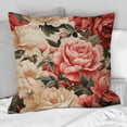 thumbnail image 2 of Designart "Timeless Rose Elegance II" Floral Printed Throw Pillow, 2 of 5