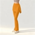 thumbnail image 4 of Outfmvch High Waisted Compression Leggings Slim Move Cellulite Leggings for Women Butt Lift Yoga Workout Pants High Waist Shapewear Tights Non See Through Leggings A1 Orange S-2XL, 4 of 5