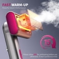 thumbnail image 2 of Vaporizador para ropa, portátil de viaje, eliminador de arrugas para ropa, calentamiento rápido de 15 s, tanque de agua de 70 ml con taza medidora, vaporizador portátil para ropa para países de 120 V,, 2 of 5