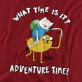 thumbnail image 2 of Adventure Time Ride Bump Women's T Shirt, Cardinal, X-Large, 2 of 6
