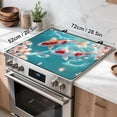 thumbnail image 4 of Fish Stove Top Cover for Home Decoration Kitchen Pad Non-Stick Washable Cooktop Covers Countertop Protector Keep Stove Clean 28"x20", 4 of 7