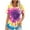 Multicolor Tops for Summer_0, variant on jtjvou Women's Plus Size Short Sleeve Tees Going out Tops for Teen Tie Dye Shirts Trendy Fashion Summer Lady Round Neck Blouse Multicolor,L