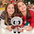 thumbnail image 6 of Festive Holiday Decor, 11.81 Inch Soft Stuffed Animal, Cute Panda Bear With Santa Hat, Christmas Gift Idea, Home Office Decoration, Seasonal Plush Toy, 6 of 6