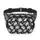 thumbnail image 1 of Fotbe Lilies Flowers Cangurera Cuadrada con Estampado de Doble Capa, Bolsa de Cintura Ajustable Mini para Hombres y Mujeres, 1 of 9