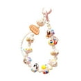 thumbnail image 2 of Llavero de cuentas, llavero, adorno colgante, pulsera, dije de cuentas, colgante, Rosa, 2 of 9
