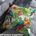 thumbnail image 4 of Feelyou Orange Blue Parrot Fabric by the Yard 10 Yards for Teens, Tropic Palm Sewing Fabric, Kawaii Cartoon Animal Home Decor Fabric by the Yard, Luxury Bedroom Decor, 4 of 6