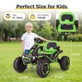thumbnail image 7 of Funcid 36V Ride on Car for Kids, 4 Wheeler Electric Car with 600W Motors, Ride on Toy for Big Kids, Electric ATV with Spring Suspension, Bluetooth, Music, LED Lights, Green, 7 of 7