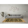 thumbnail image 3 of Ahgly Company Indoor Square Oriental Brown Traditional Area Rugs, 4' Square, 3 of 4