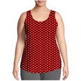 thumbnail image 1 of Débardeur Décontracté d'Été pour Femmes à Imprimé, Coupe Ample, Col Rond, Grande Taille, Mode Confortable, 1 of 8