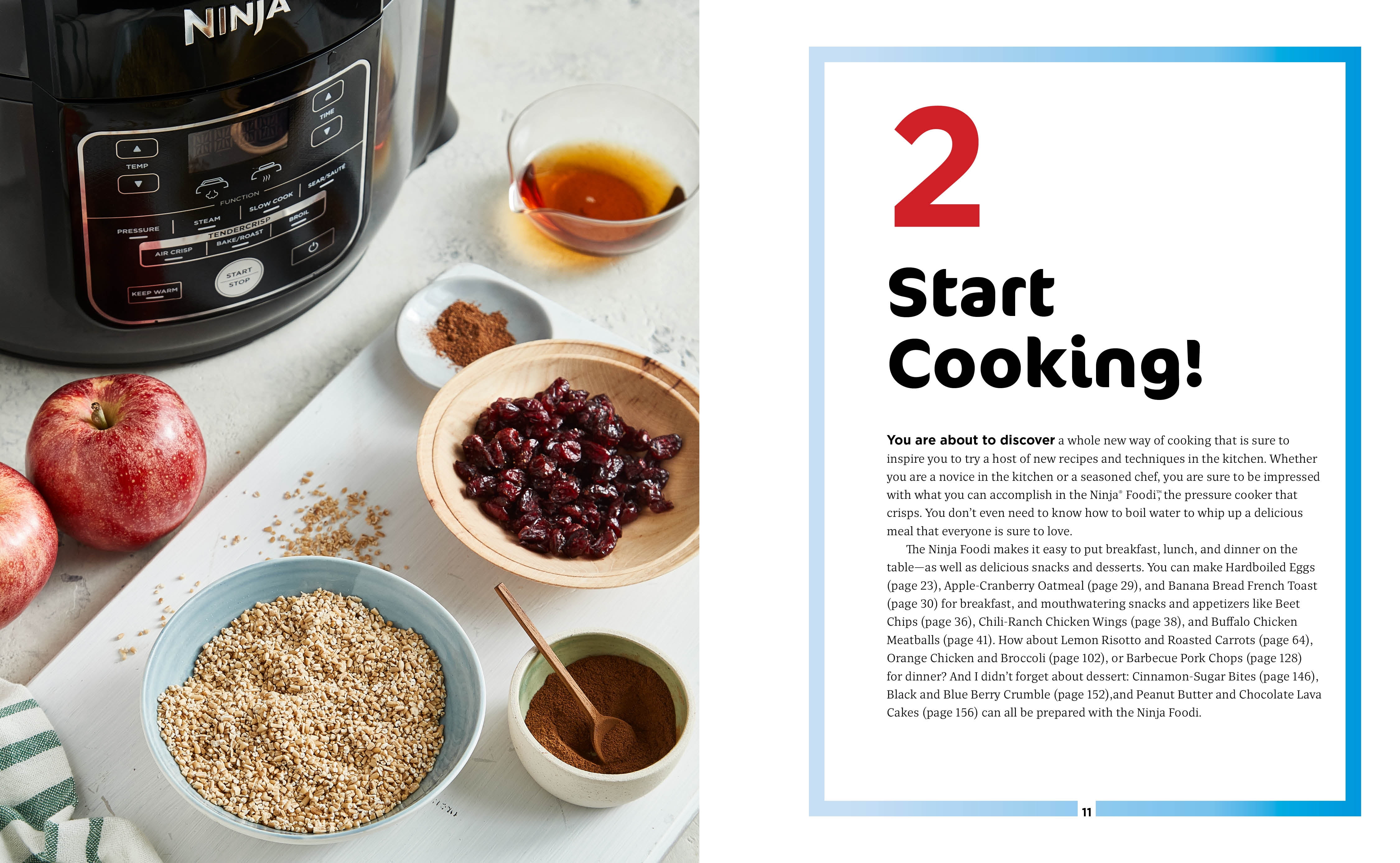 Ninja Foodi Pressure Cooker That Crisp 1000 Days: The Complete Guide of  Ninja Foodi Cookbook for Beginners to Pressure Cook, Air Fry, Crisp, Slow