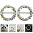 thumbnail image 2 of Shisuyan 2pcs Crafted Scarf Buckle Waist Button Silk Scarf Rings Silk Scarf Buckle, 2 of 8