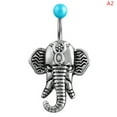 thumbnail image 1 of Fashion Surgical Steel Navel Piercing Belly Button Rings Belly Piercing Body Jewelry Butterfly Belly Button Nails ZR, 1 of 7
